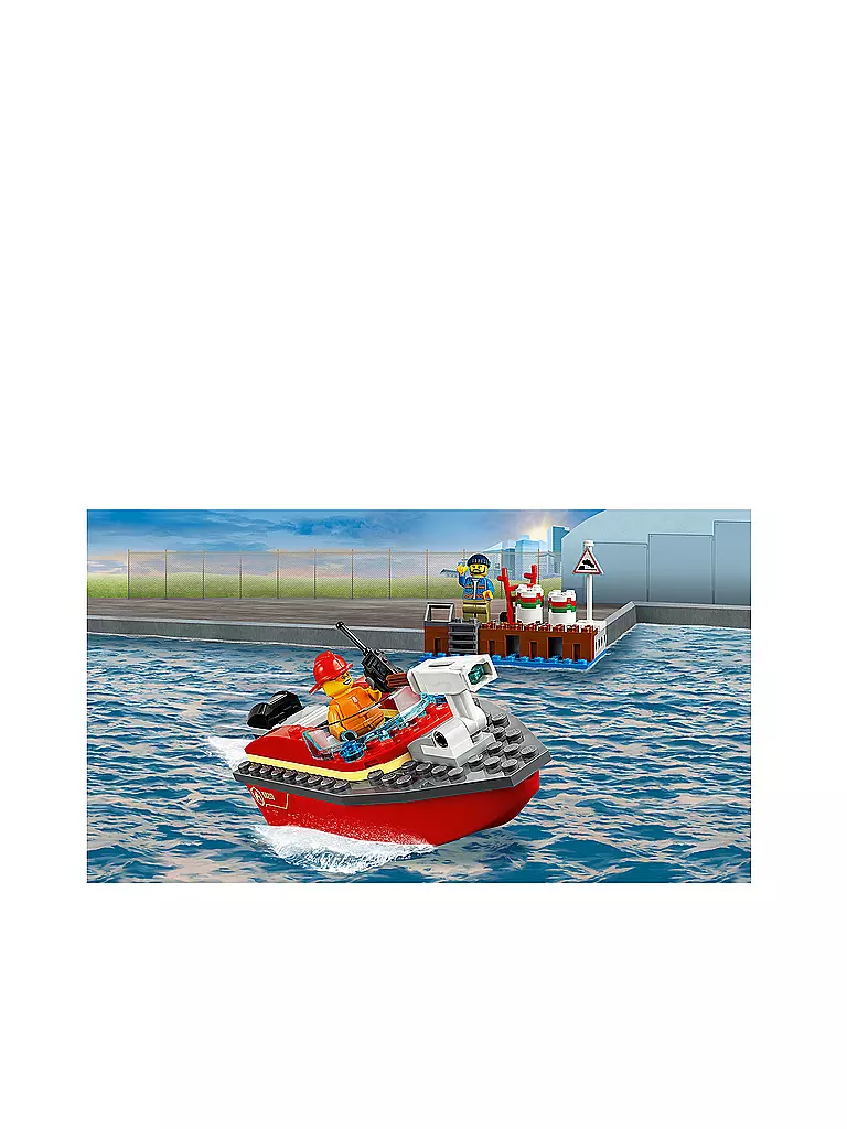 LEGO City - Feuerwehr am Hafen 60213 transparent