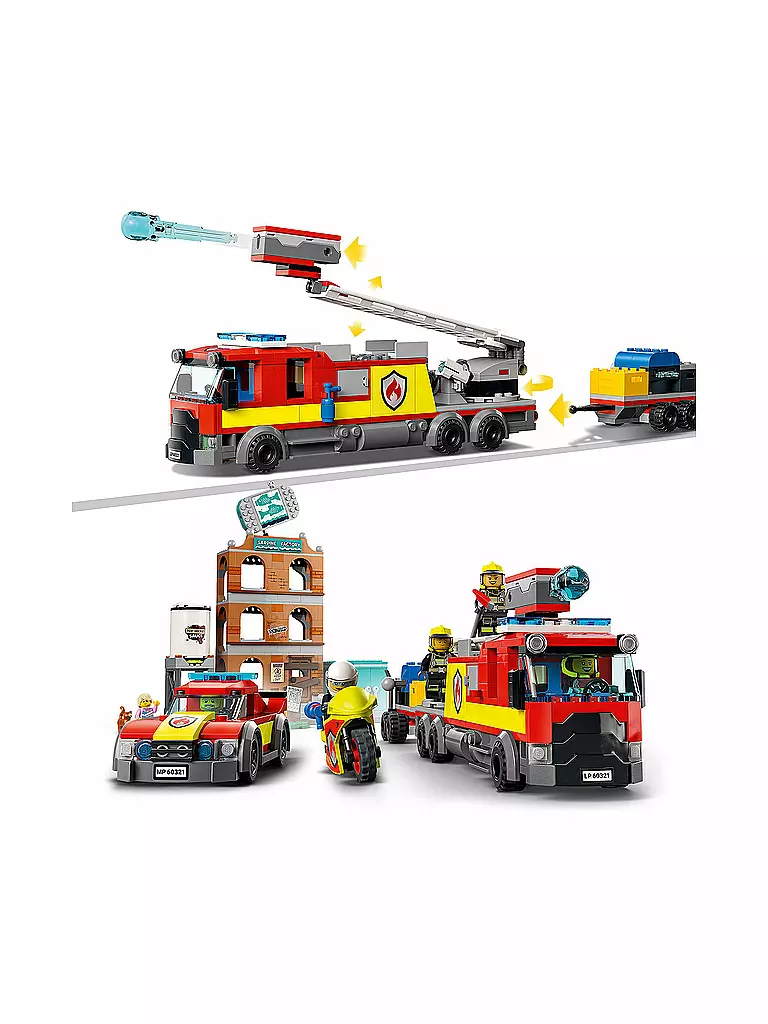 LEGO | City - Feuerwehreinsatz mit Löschtruppe 60321 | keine Farbe
