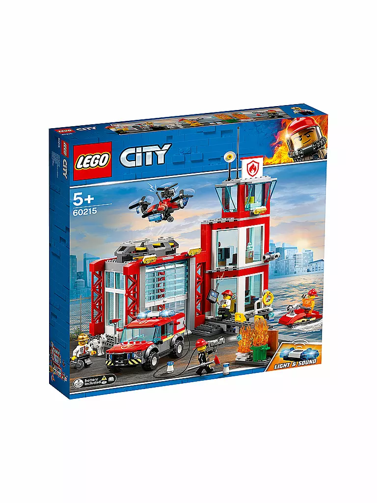 LEGO | City - Feuerwehreinsatz Station 60215 | transparent