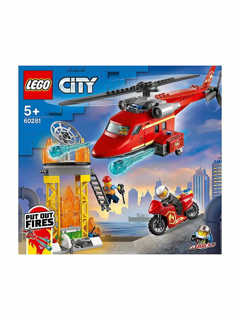 LEGO | City - Feuerwehrhubschrauber 60281 | keine Farbe