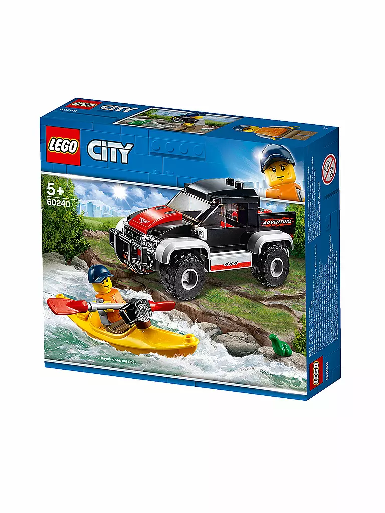 LEGO | City - Kajak-Abenteuer 60240 | transparent