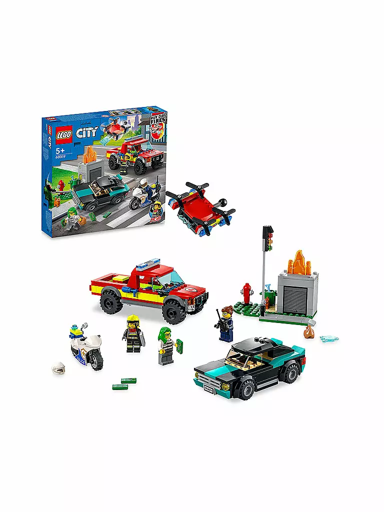 LEGO | City - Löscheinsatz und Verfolgungsjagd 60319 | keine Farbe