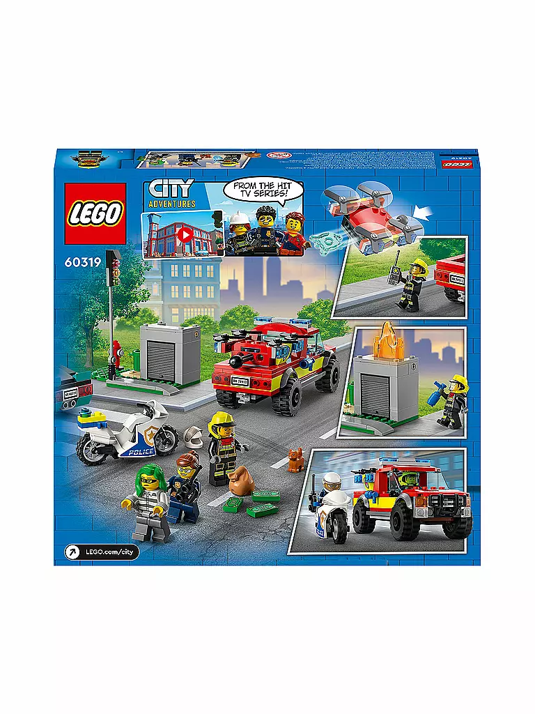 LEGO | City - Löscheinsatz und Verfolgungsjagd 60319 | keine Farbe