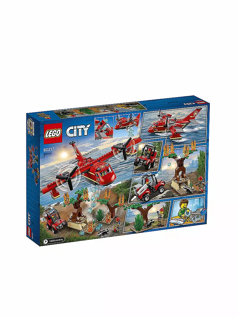 LEGO | City - Löschflugzeug der Feuerwehr 60217 | transparent