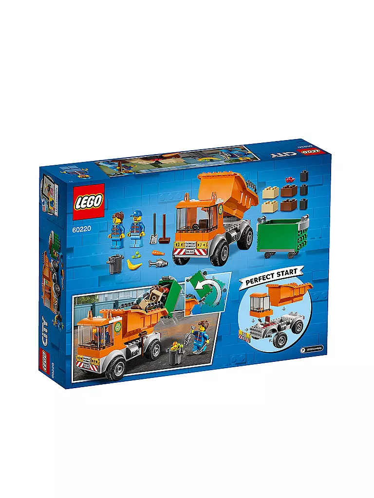 LEGO | City - Müllabfuhr 60220 | transparent