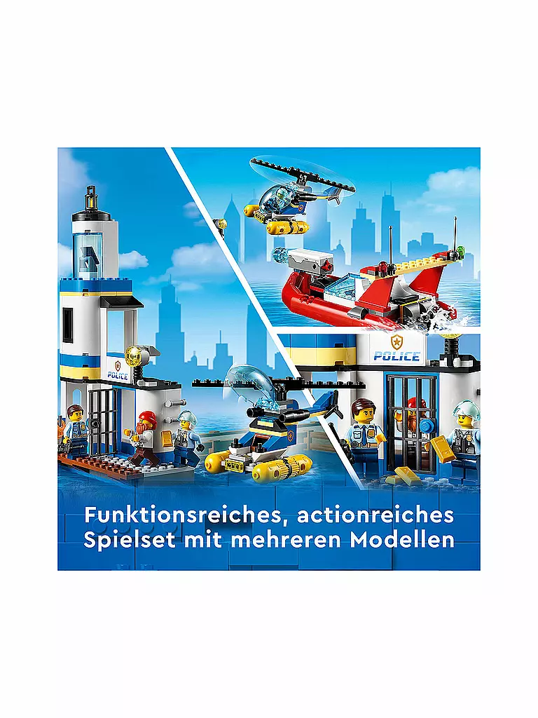 LEGO | City - Polizei und Feuerwehr im Küsteneinsatz 60308 | keine Farbe