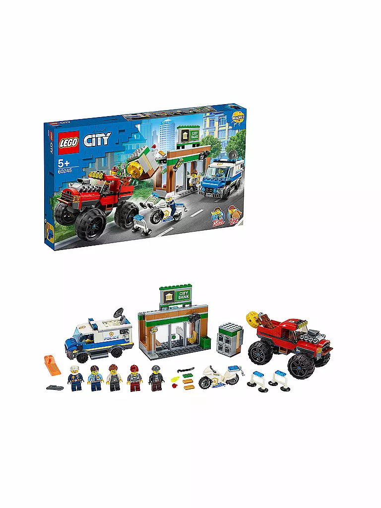 LEGO | City - Raubüberfall mit dem Monster-Truck 60245 | bunt