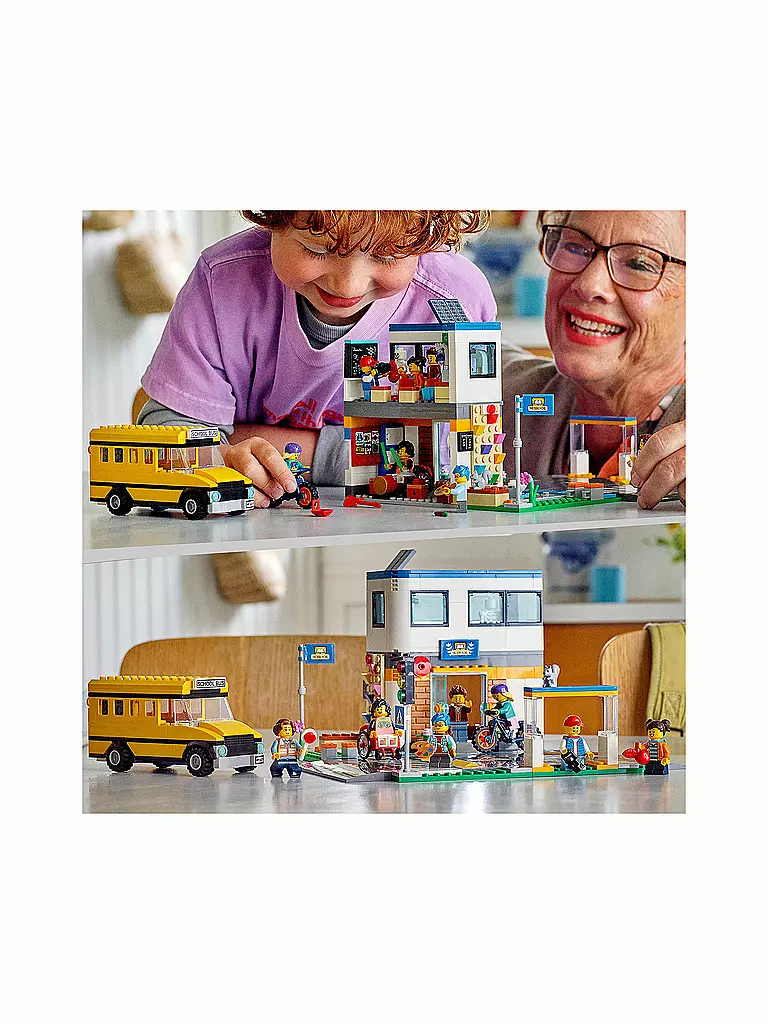 LEGO | City - Schule mit Schulbus 60329 | keine Farbe