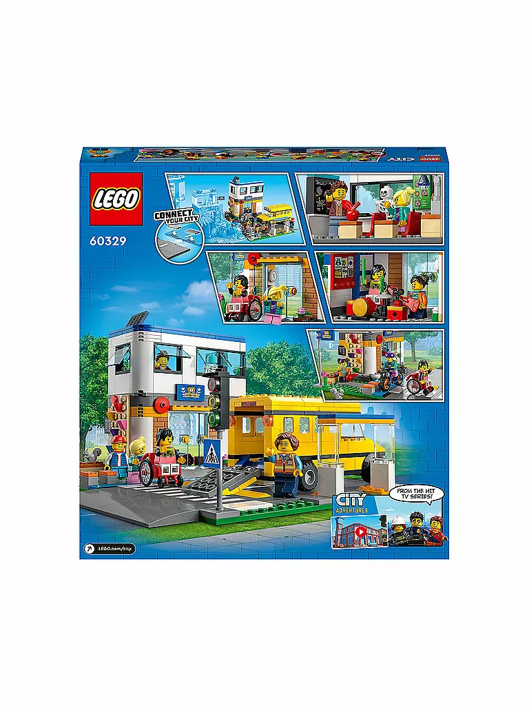 LEGO | City - Schule mit Schulbus 60329 | keine Farbe