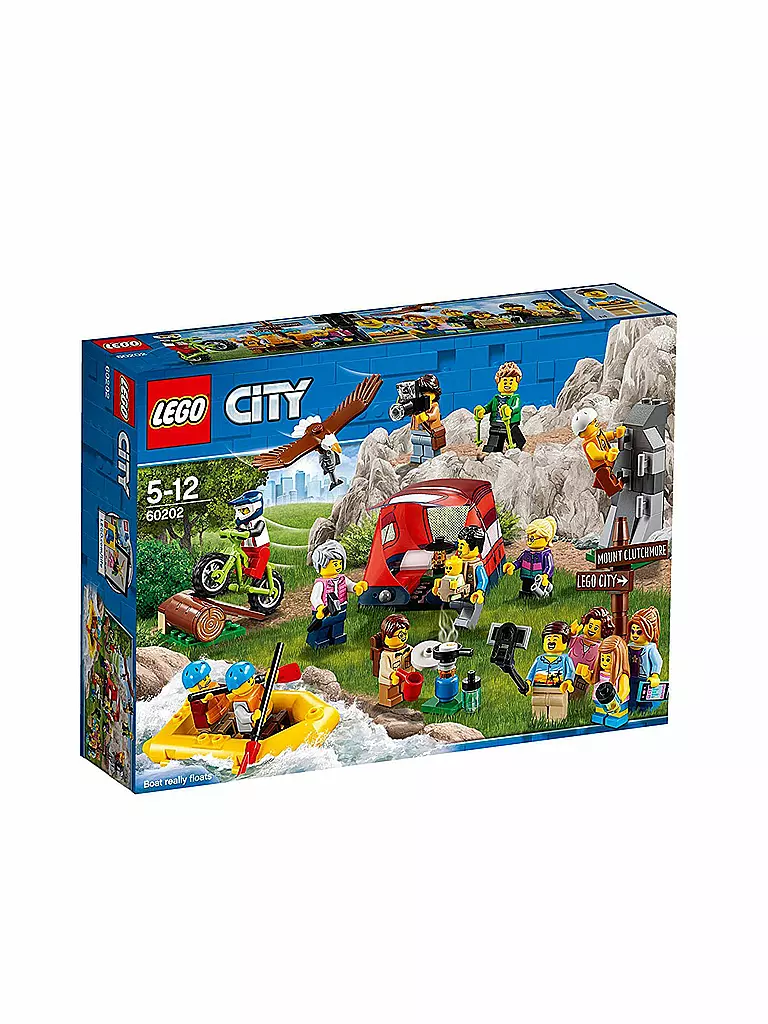 LEGO | City - Stadtbewohner Outdoor-Abenteuer 60202 | transparent