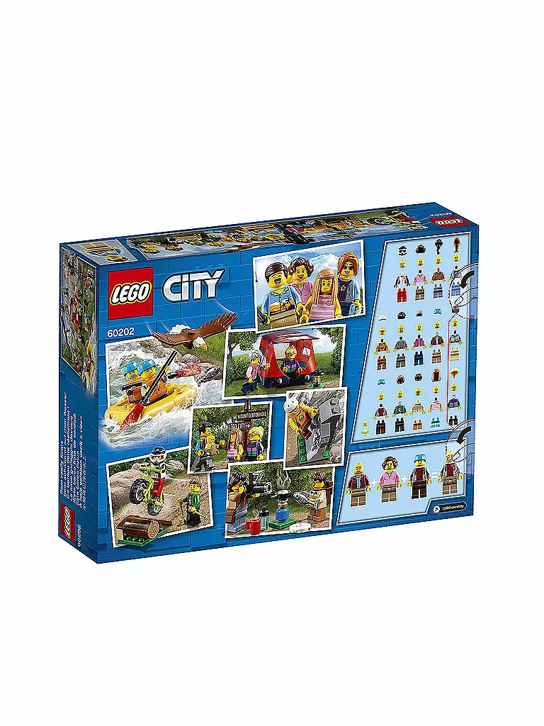 LEGO | City - Stadtbewohner Outdoor-Abenteuer 60202 | transparent