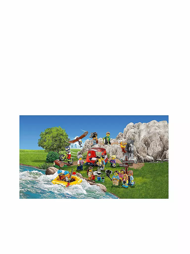 LEGO | City - Stadtbewohner Outdoor-Abenteuer 60202 | transparent