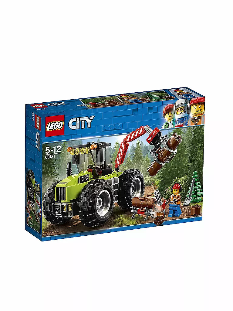 LEGO | City - Starke Fahrzeuge Forsttraktor 60181 | transparent