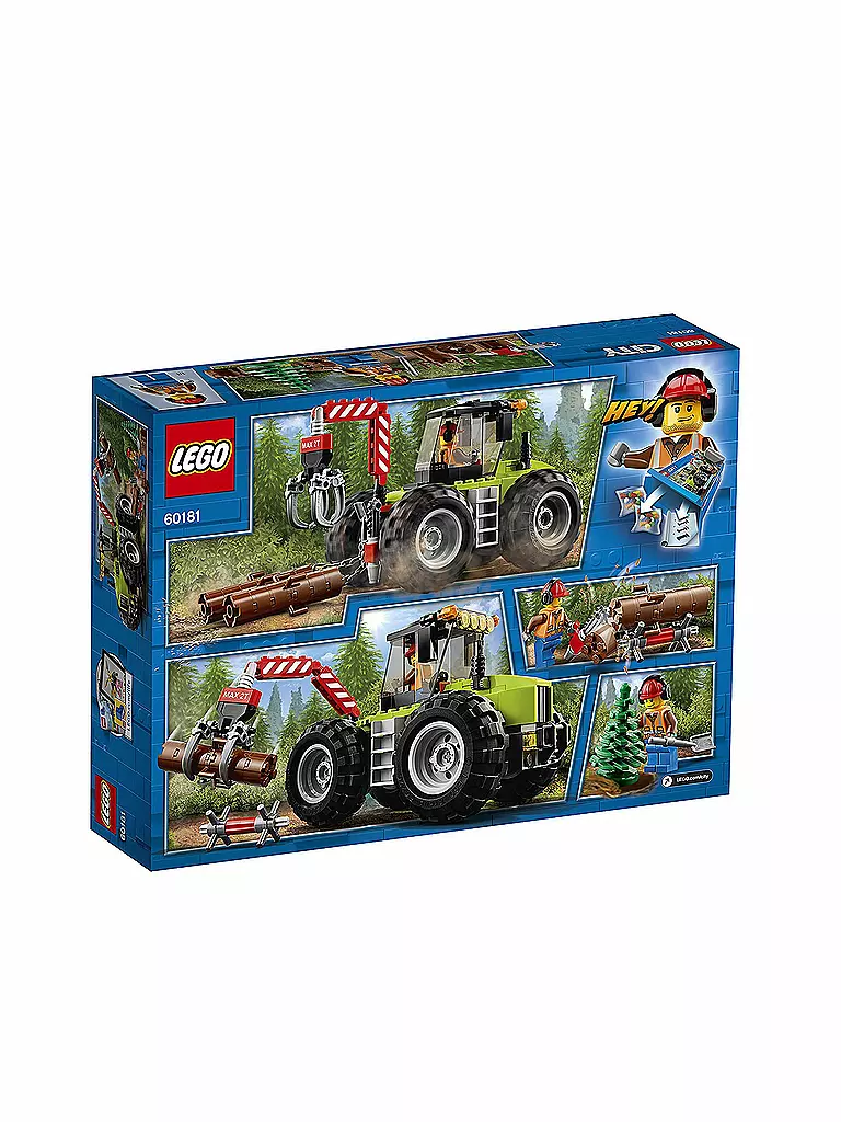 LEGO | City - Starke Fahrzeuge Forsttraktor 60181 | transparent