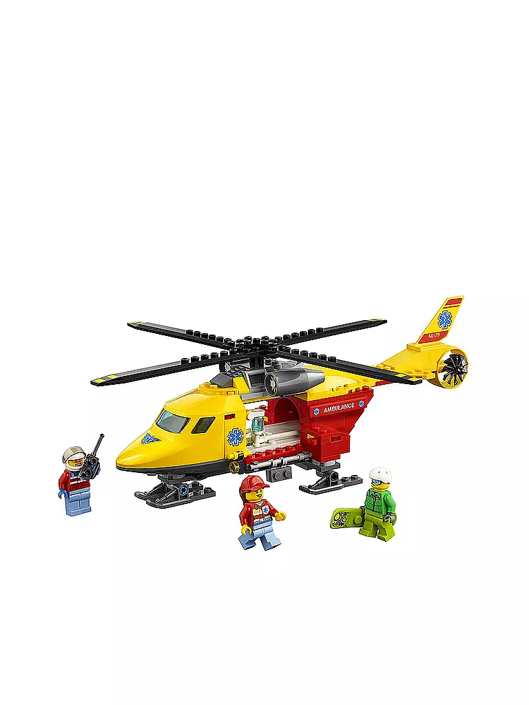 LEGO | City - Starke Fahrzeuge Rettungshubschrauber 60179 | transparent