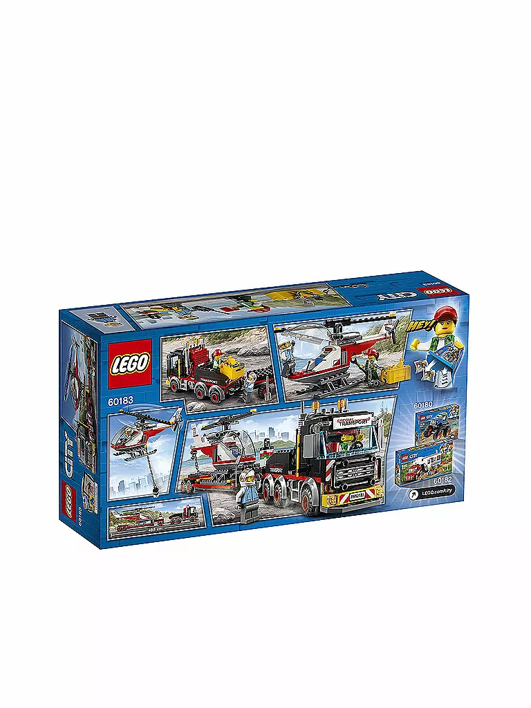 LEGO | City - Starke Fahrzeuge Schwerlasttransporter 60183 | transparent