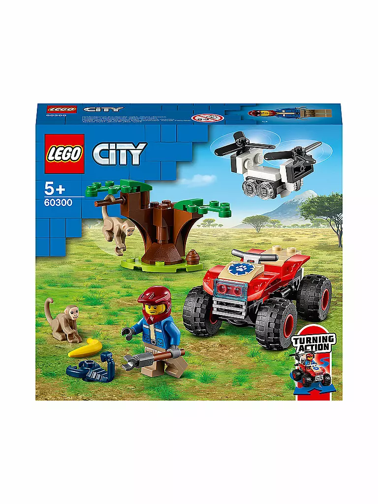 LEGO | City - Tierrettungs Quad 60300 | keine Farbe