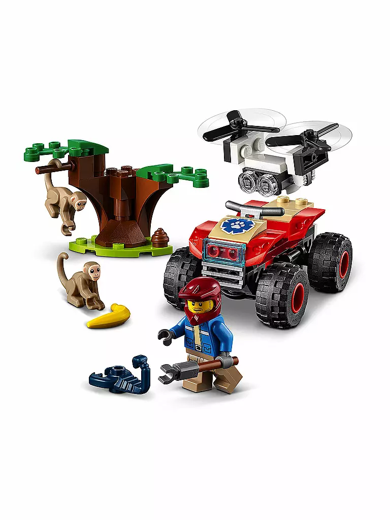 LEGO | City - Tierrettungs Quad 60300 | keine Farbe
