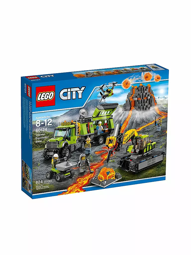 LEGO | City - Vulkan Forscherstation 60124 | 