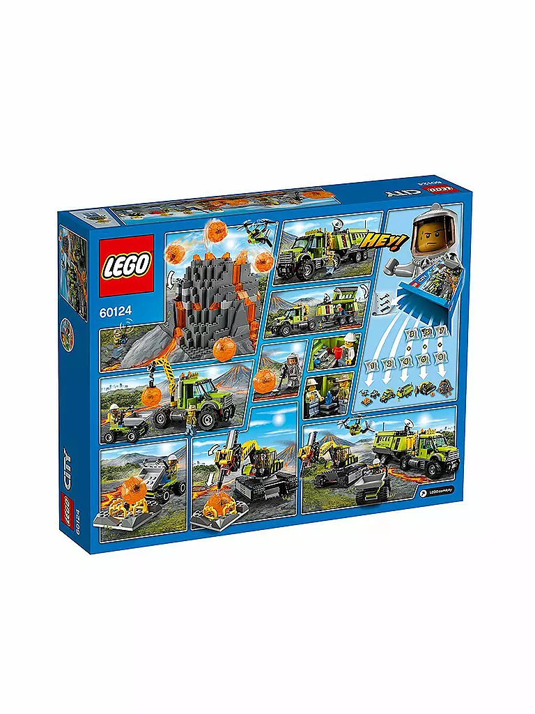 LEGO | City - Vulkan Forscherstation 60124 | 