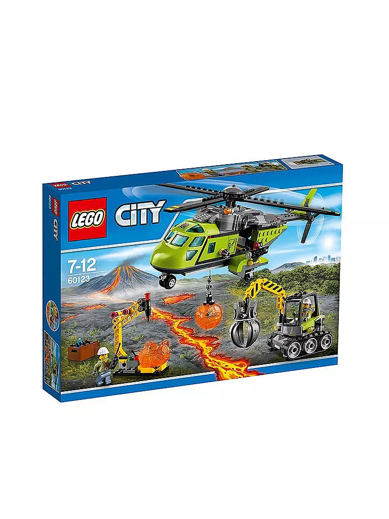 LEGO | City - Vulkan Versorgungshelikopter 60123 | 