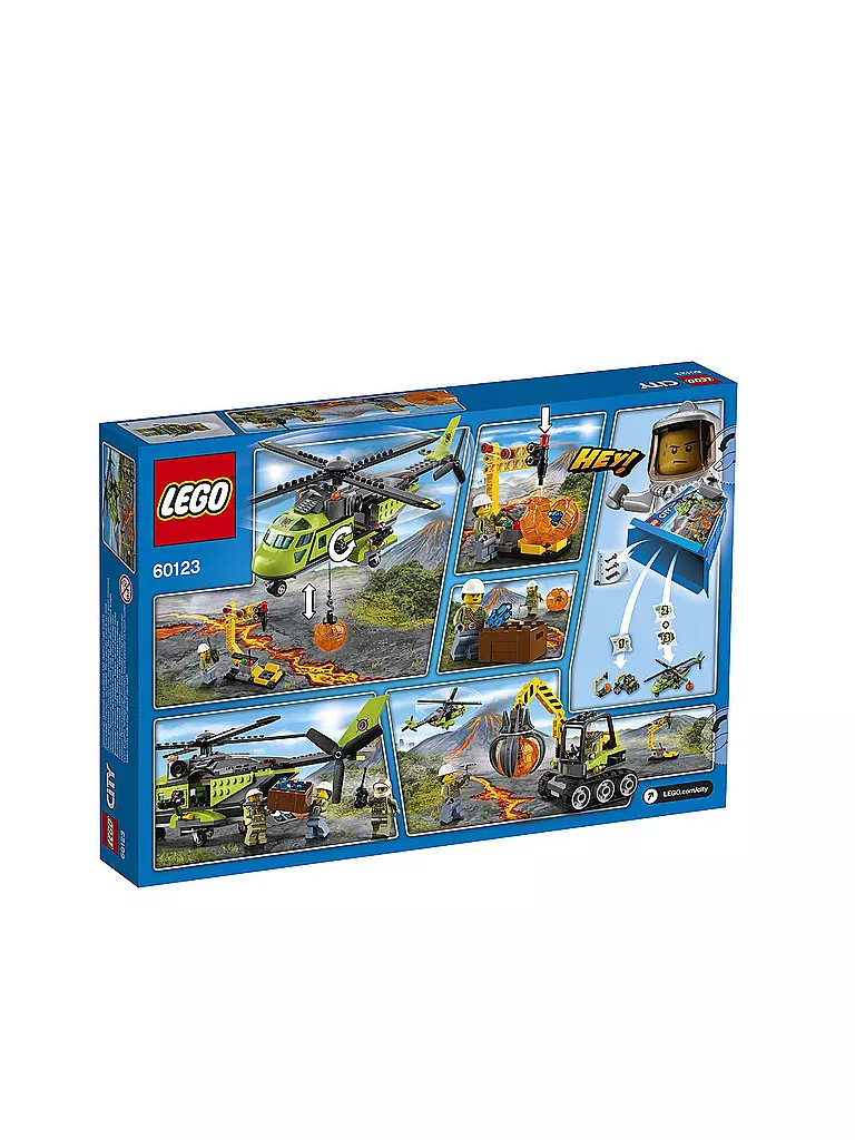 LEGO | City - Vulkan Versorgungshelikopter 60123 | 