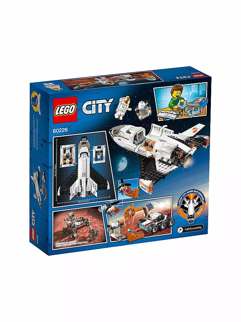 LEGO | City Weltraumhafen - Mars-Forschungsshuttle 60226 | keine Farbe