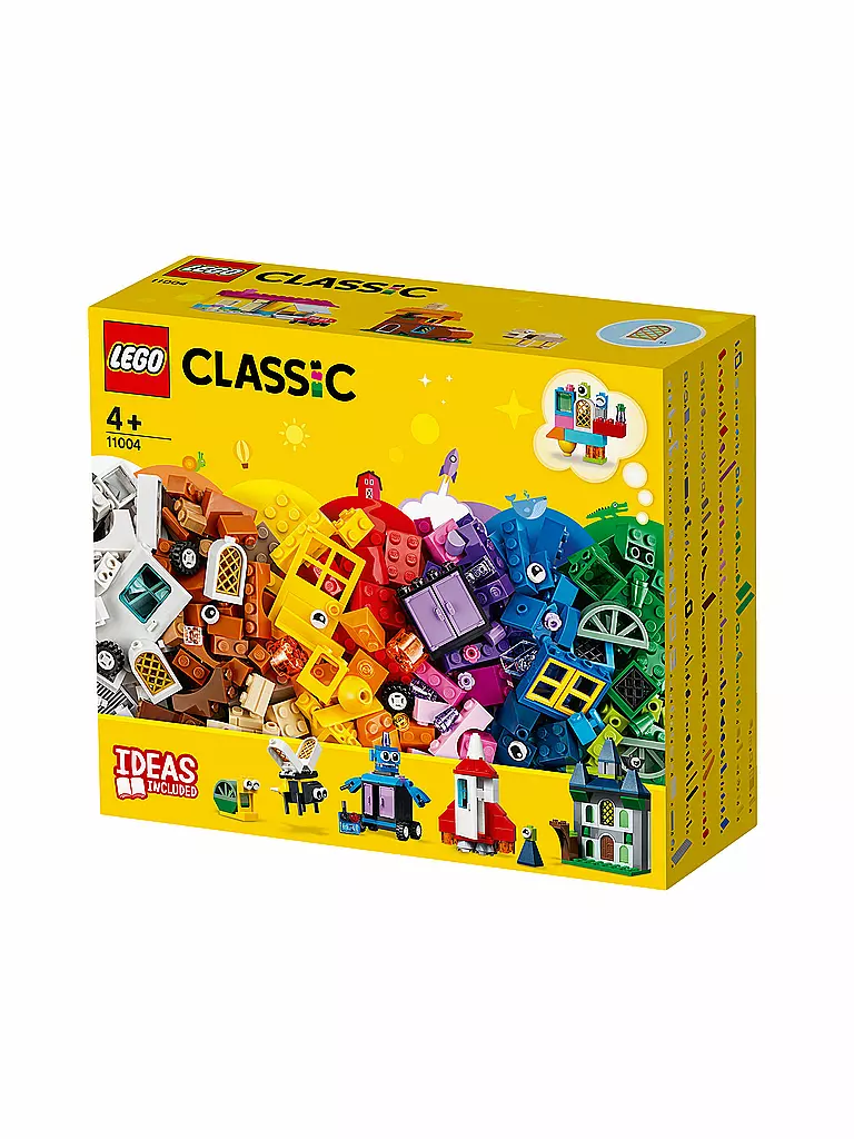 LEGO | Classic - Bausteine kreativ mit Fenster 11004 | transparent