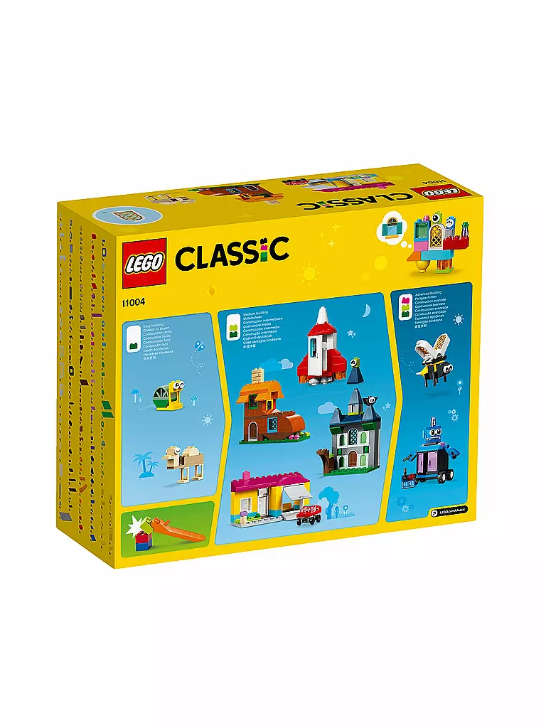 LEGO | Classic - Bausteine kreativ mit Fenster 11004 | transparent