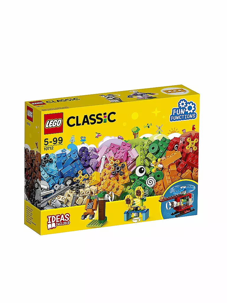 LEGO | Classic - Bausteine-Set - Zahnräder 10712 | transparent