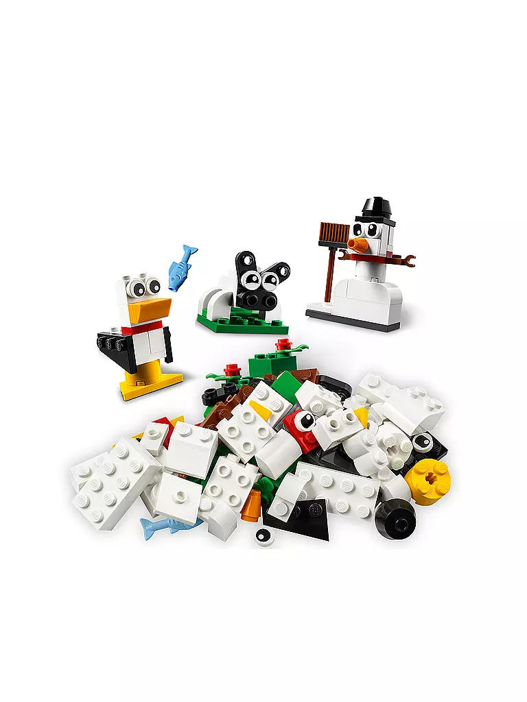 LEGO | Classic - Kreativ-Bauset mit weißen Steinen 11012 | keine Farbe
