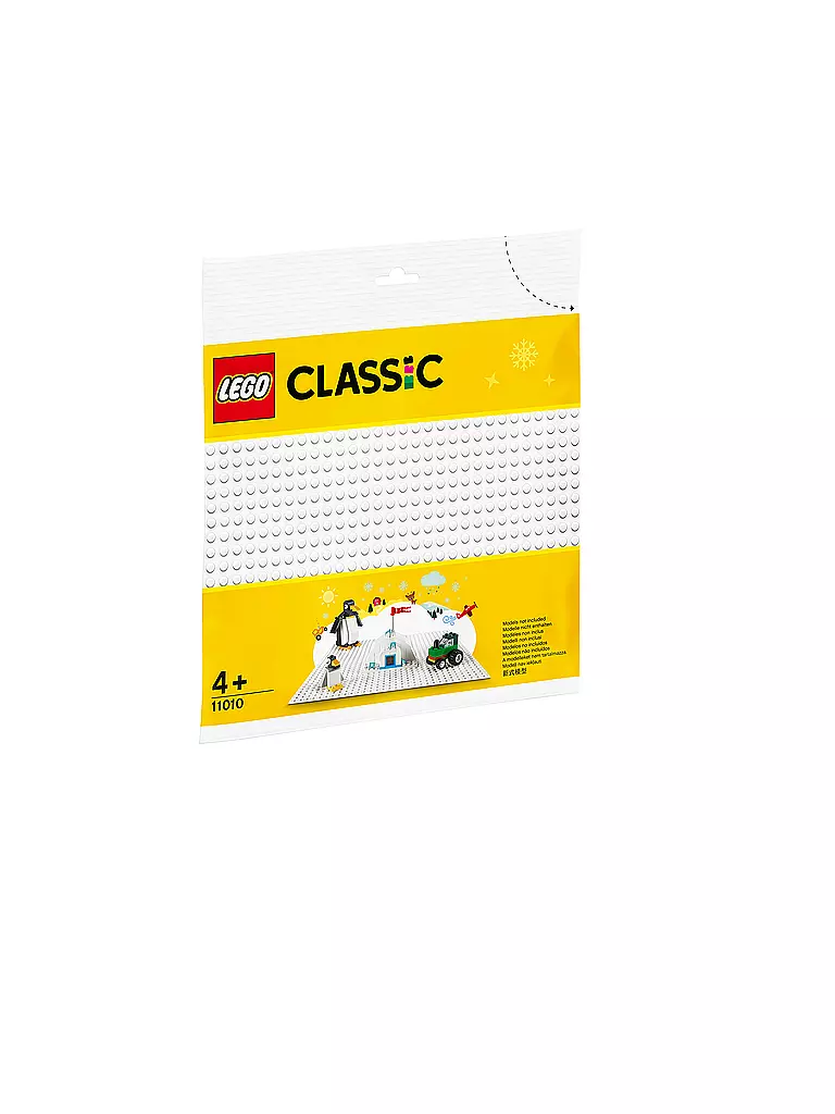 LEGO | Classic - Weiße Bauplatte 11010 | weiss