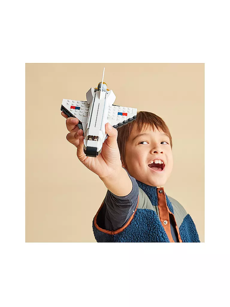 LEGO | Creator - 3in1 31134 Spaceshuttle und Raumschiff-Spielzeug-Set | keine Farbe