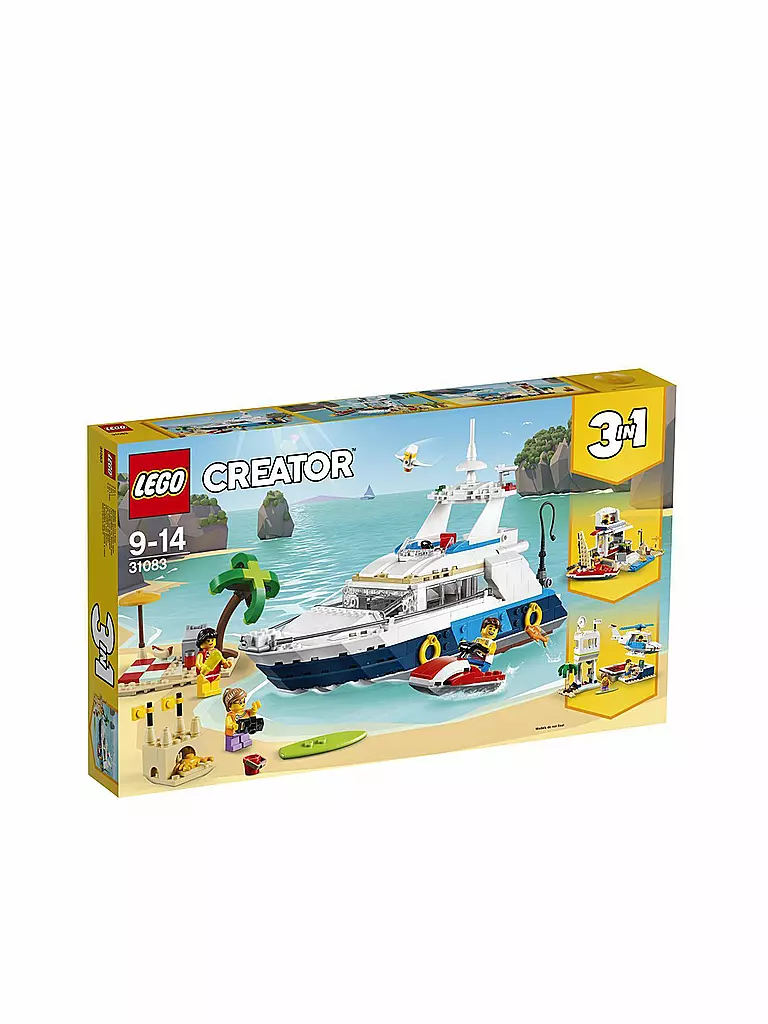 LEGO | Creator - Abenteuer auf der Yacht 31083 | transparent