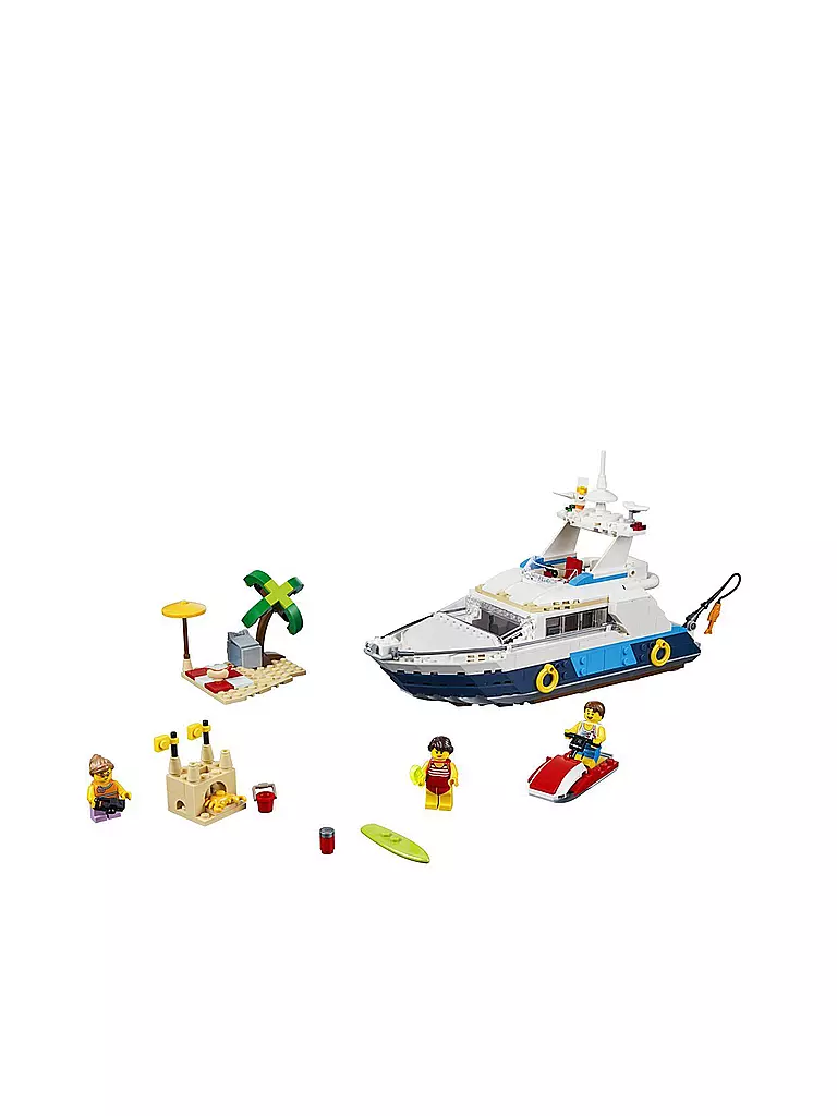 LEGO | Creator - Abenteuer auf der Yacht 31083 | transparent