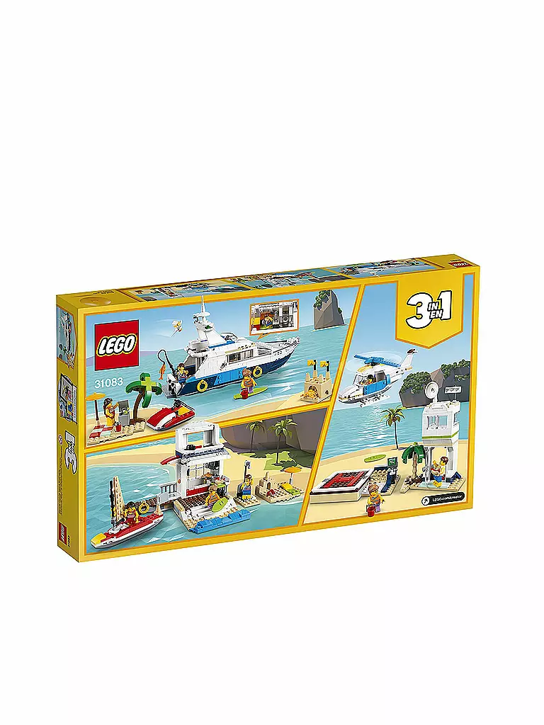 LEGO | Creator - Abenteuer auf der Yacht 31083 | transparent