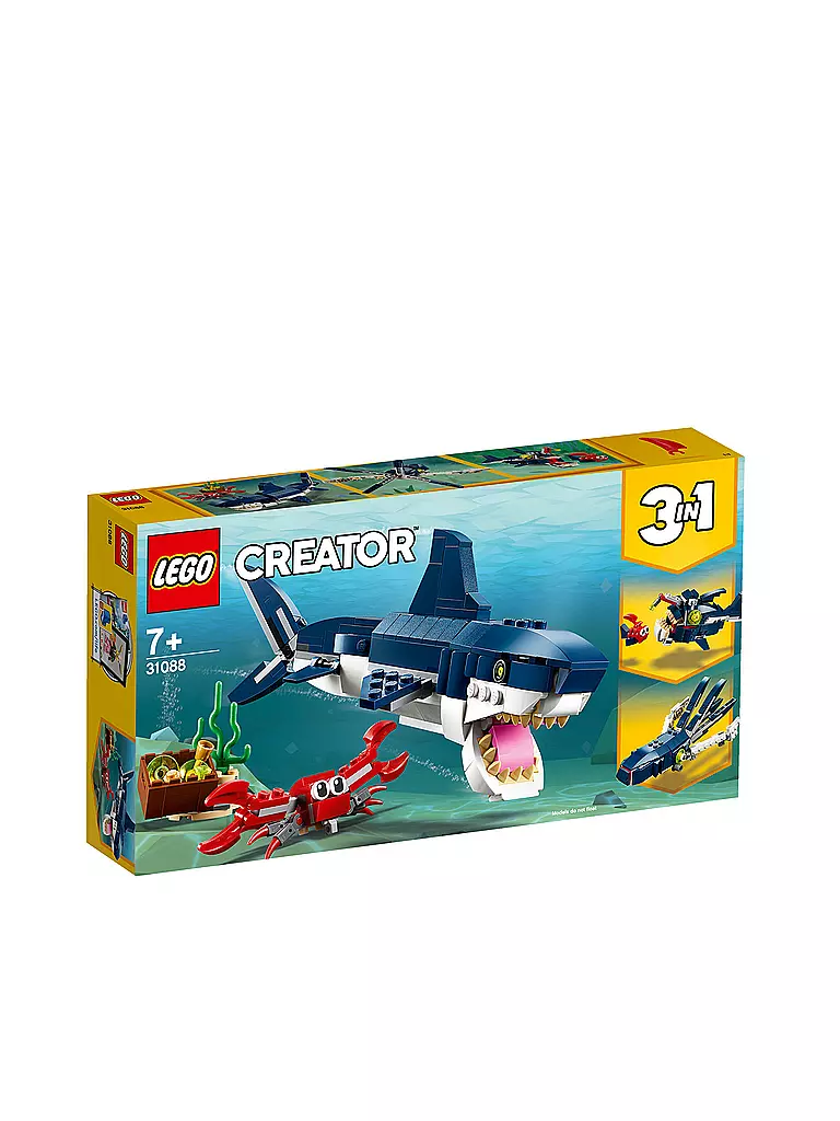 LEGO | Creator - Bewohner der Tiefsee 31088 | transparent