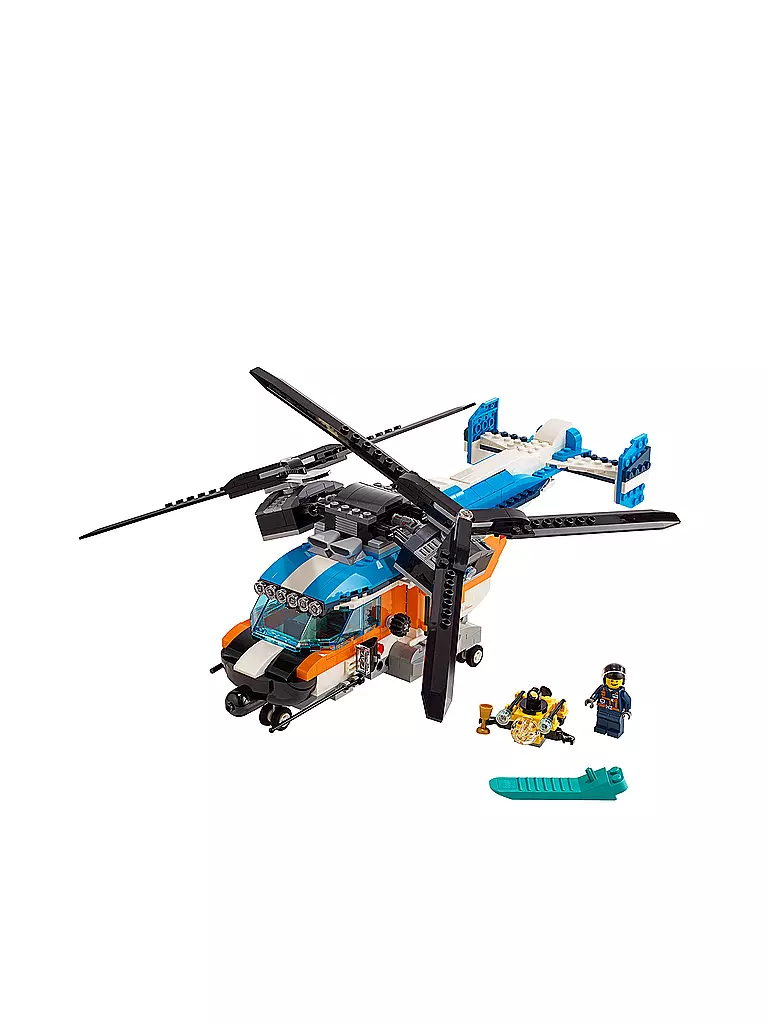 LEGO | Creator - Doppelrotor-Hubschrauber 31096 | transparent