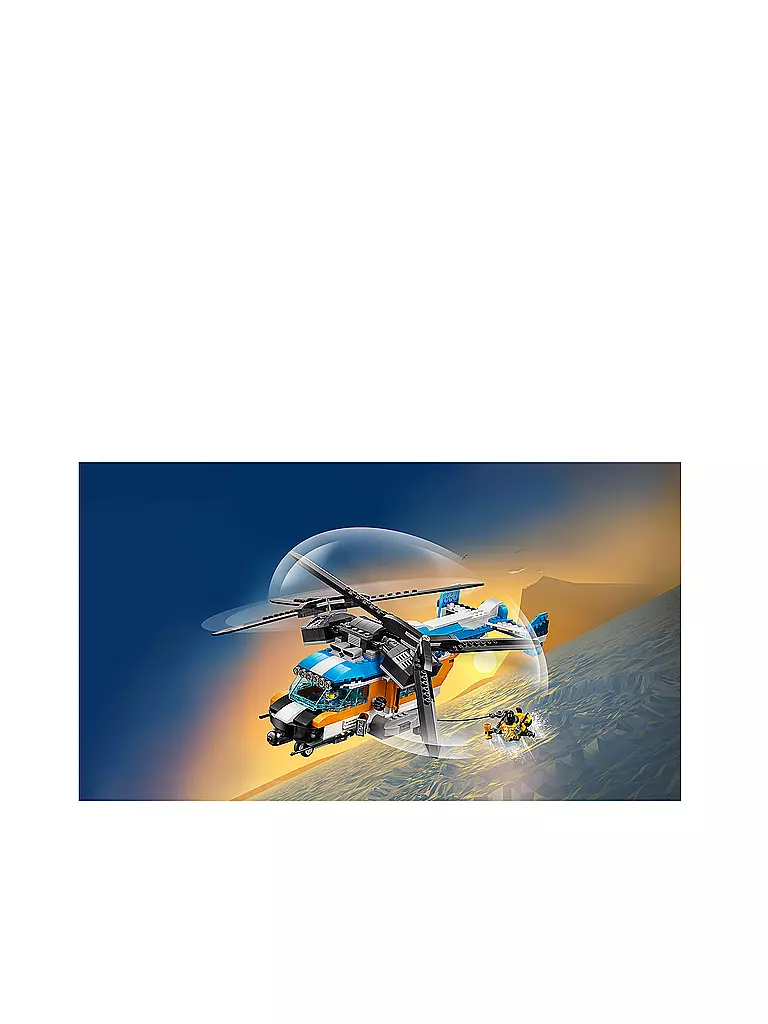 LEGO | Creator - Doppelrotor-Hubschrauber 31096 | transparent