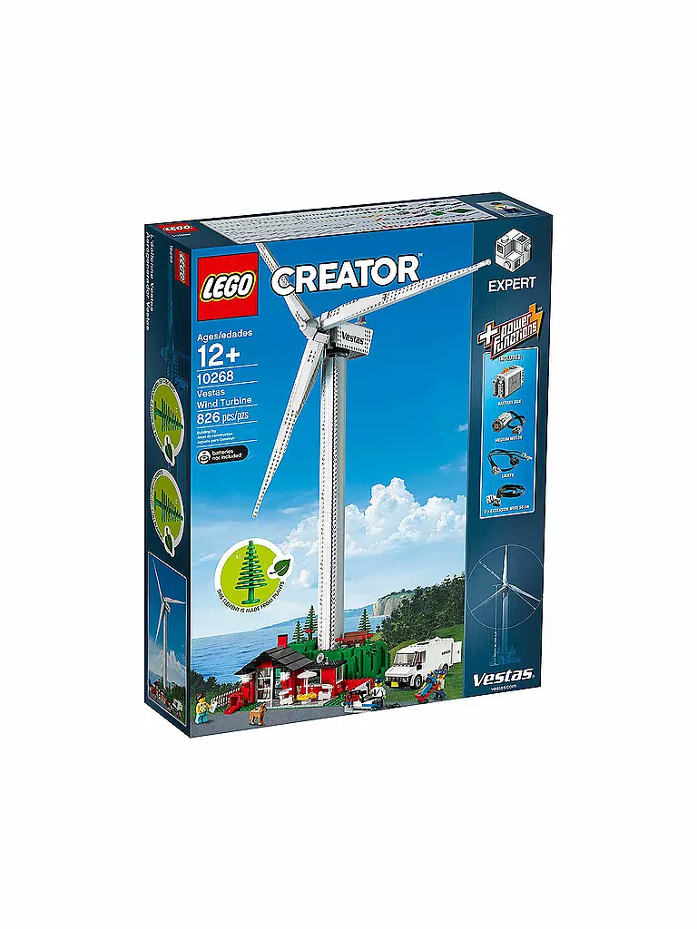 LEGO | Creator - Vestas Windkraftanlage 10268 | transparent