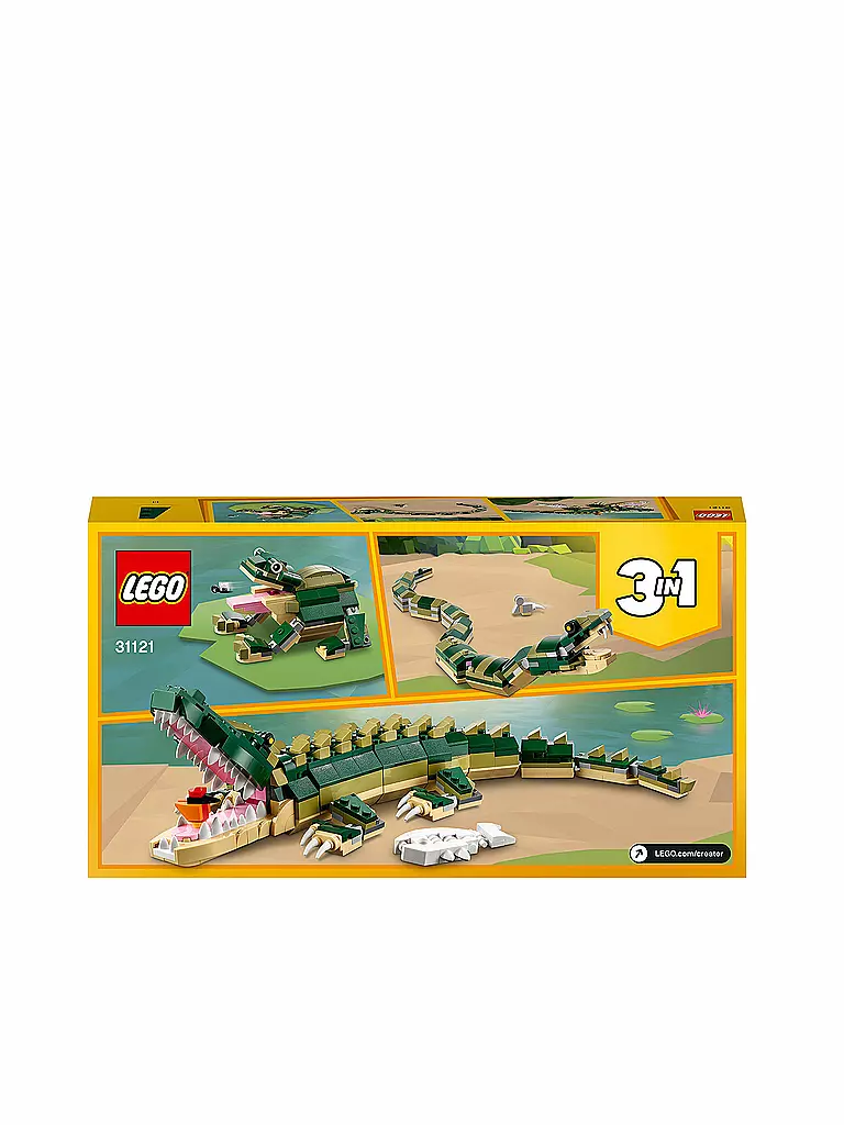 LEGO | Creator 3-in-1-Set – Krokodil 31121 | keine Farbe