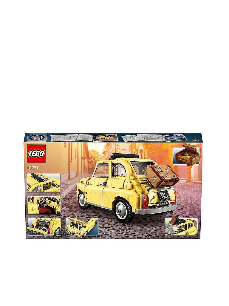 LEGO | Creator Expert Fiat 500 10271 | transparent