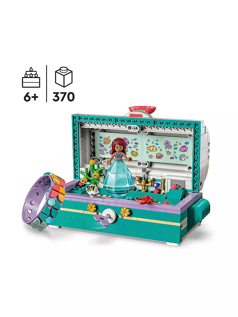 LEGO | Disney - Arielles Schatztruhe 43229 | keine Farbe