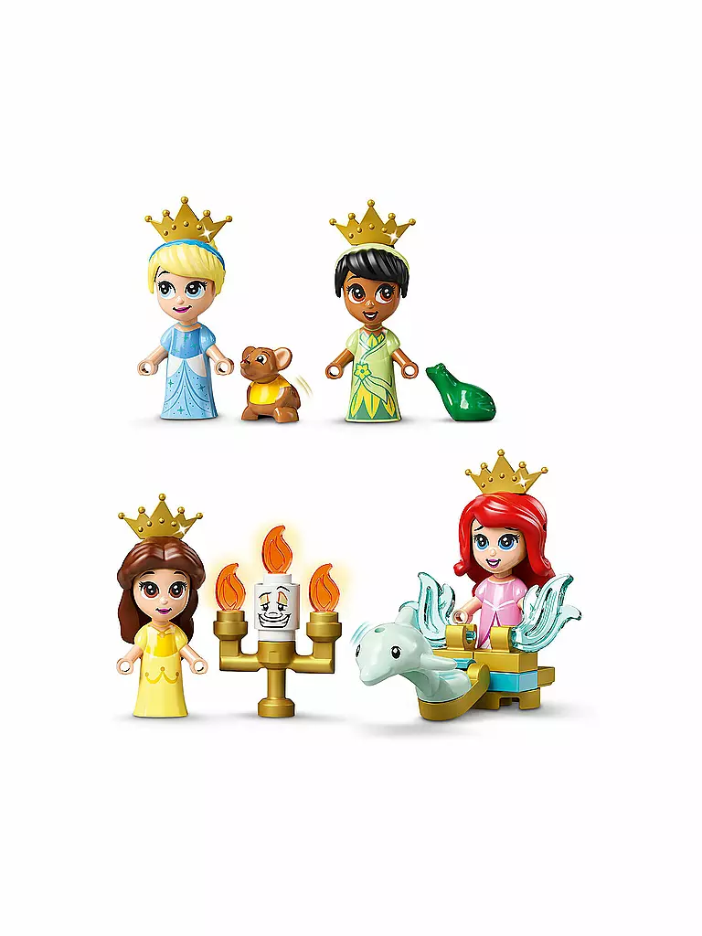 LEGO | Disney - Märchenbuch Abenteuer mit Arielle, Belle, Cinderella und Tiana 43193 | keine Farbe