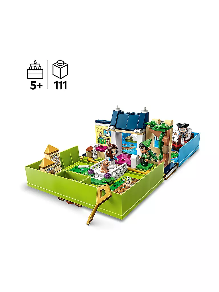 LEGO | Disney - Peter Pan & Wendy – Märchenbuch-Abenteuer 43220 | keine Farbe