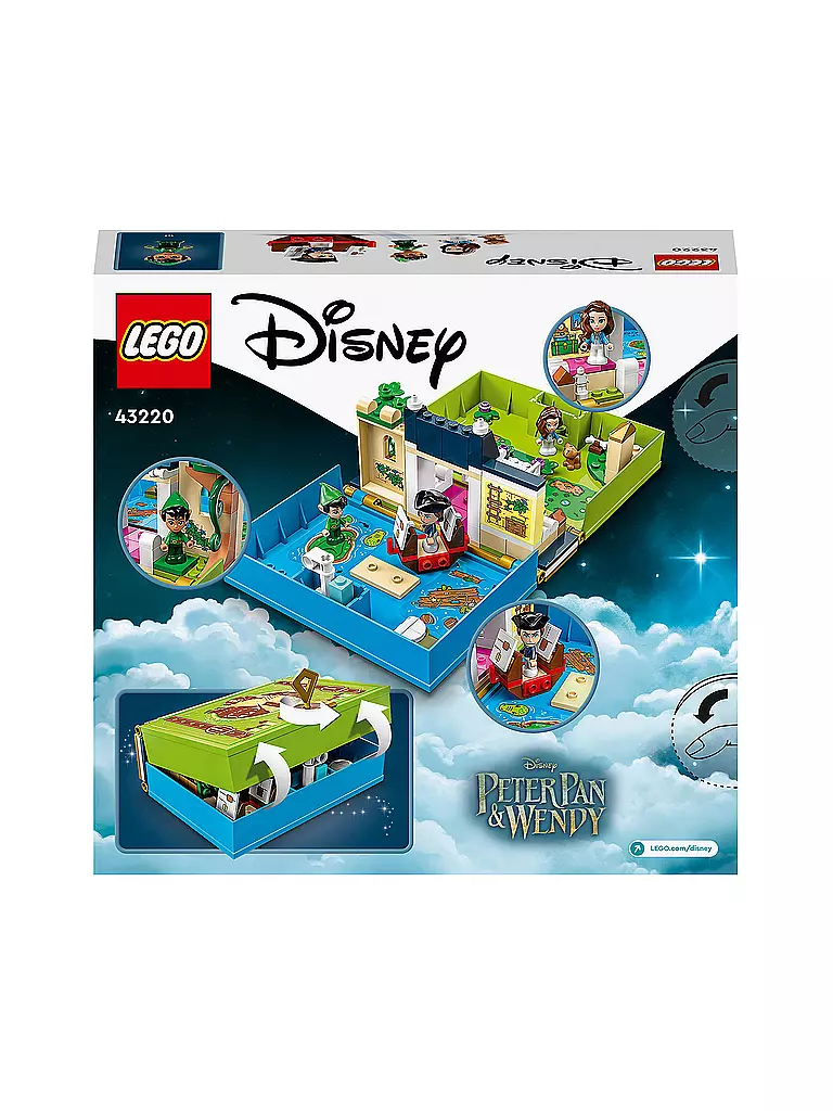 LEGO | Disney - Peter Pan & Wendy – Märchenbuch-Abenteuer 43220 | keine Farbe