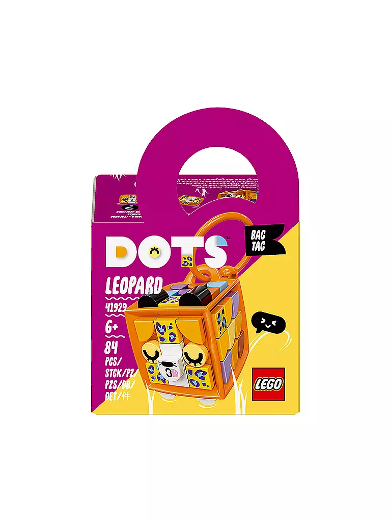 LEGO | DOTS -  Taschenanhänger Leopard 41929 | keine Farbe