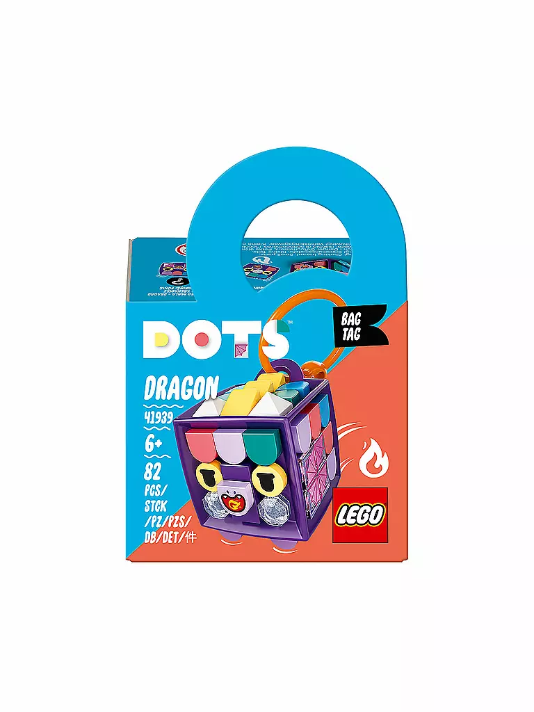 LEGO | DOTS - Taschenanhänger Drache 41939 | keine Farbe