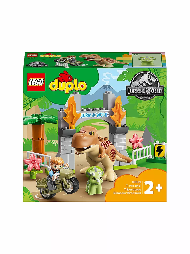 LEGO | Duplo -  Ausbruch des T. Rex und Triceratops 10939 | keine Farbe