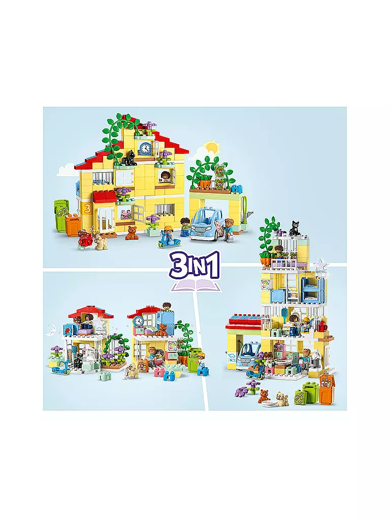 LEGO | Duplo - 3-in-1-Familienhaus 10994 | keine Farbe